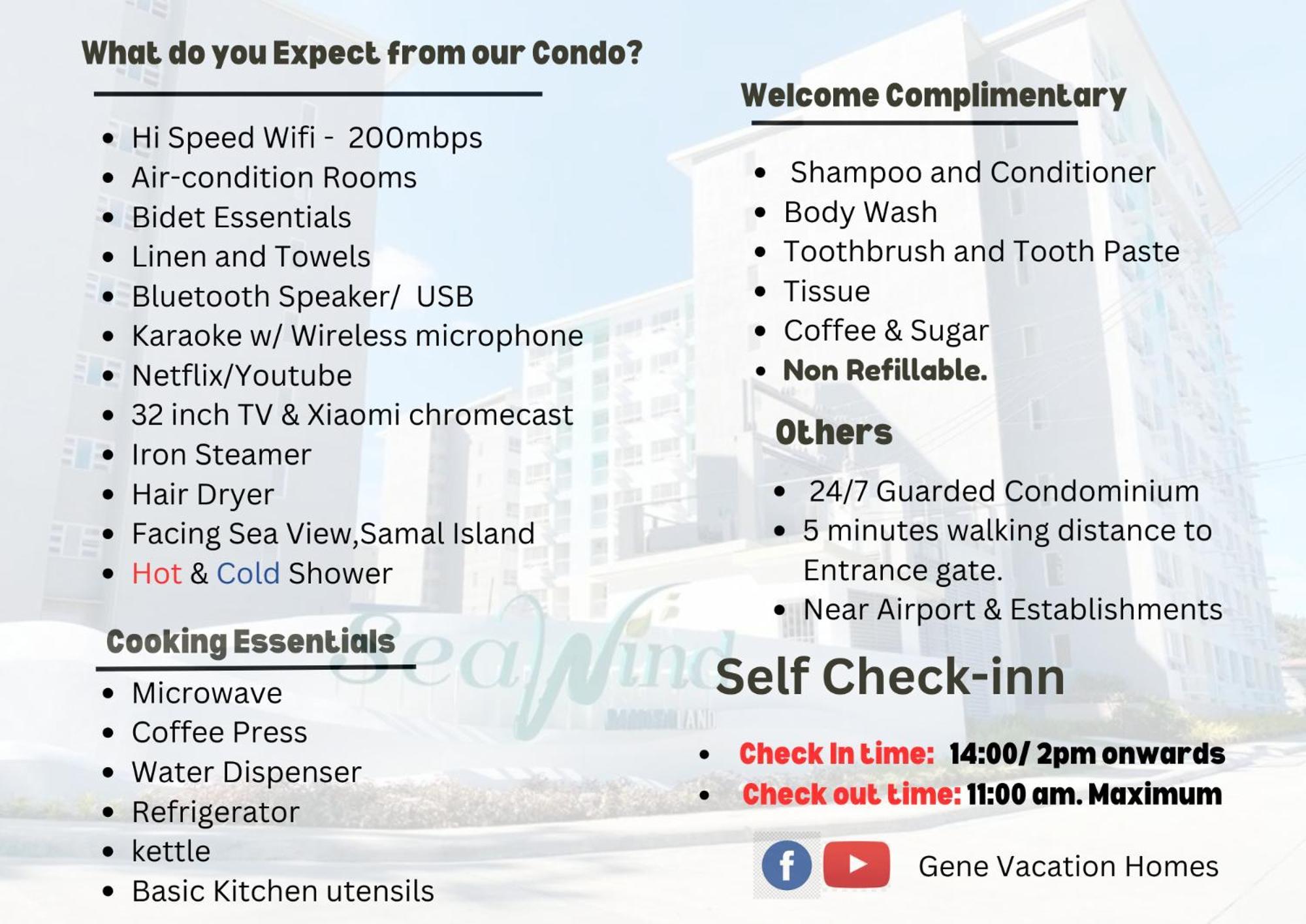 4Th Floor - Sea View Of Seawind Condominium Davao Экстерьер фото